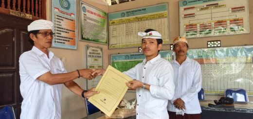 Pelantikan Kepala Dusun Saren II, Babinsa Batumadeg Dukung Pembangunan Desa