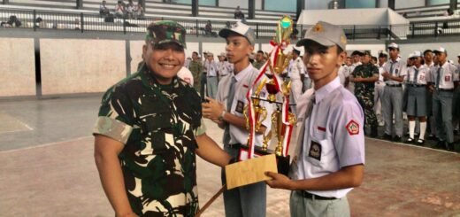 Memperingati HUT TNI, Lomba PBB SMA Bitung Tingkatkan Jiwa Kepemudaan