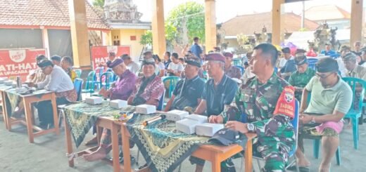 TNI Pastikan Netralitas dalam Penyampaian Visi Misi Calon Perbekel Kusamba